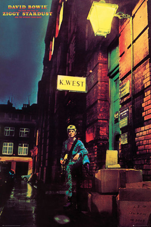 David Bowie "The Rise and Fall Of Ziggy Stardust and the Spiders From Mars" Poster