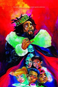 J. Cole "KOD" Album Art Poster