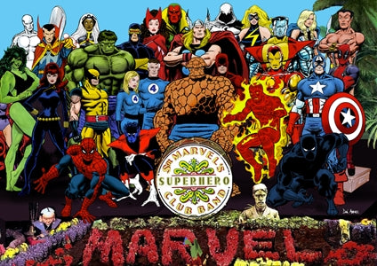 Sgt. Marvel's Lonely Hearts Club Band Poster