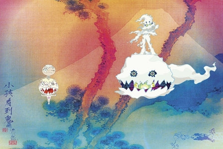 KIDS SEE GHOSTS Self Titled Album Art Poster