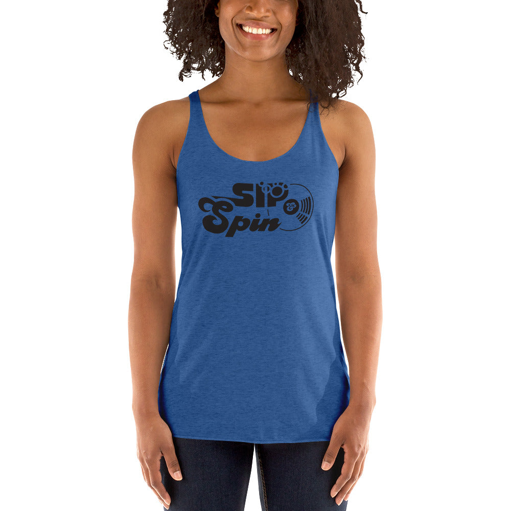 Sip & Spin Women's Racerback Tank