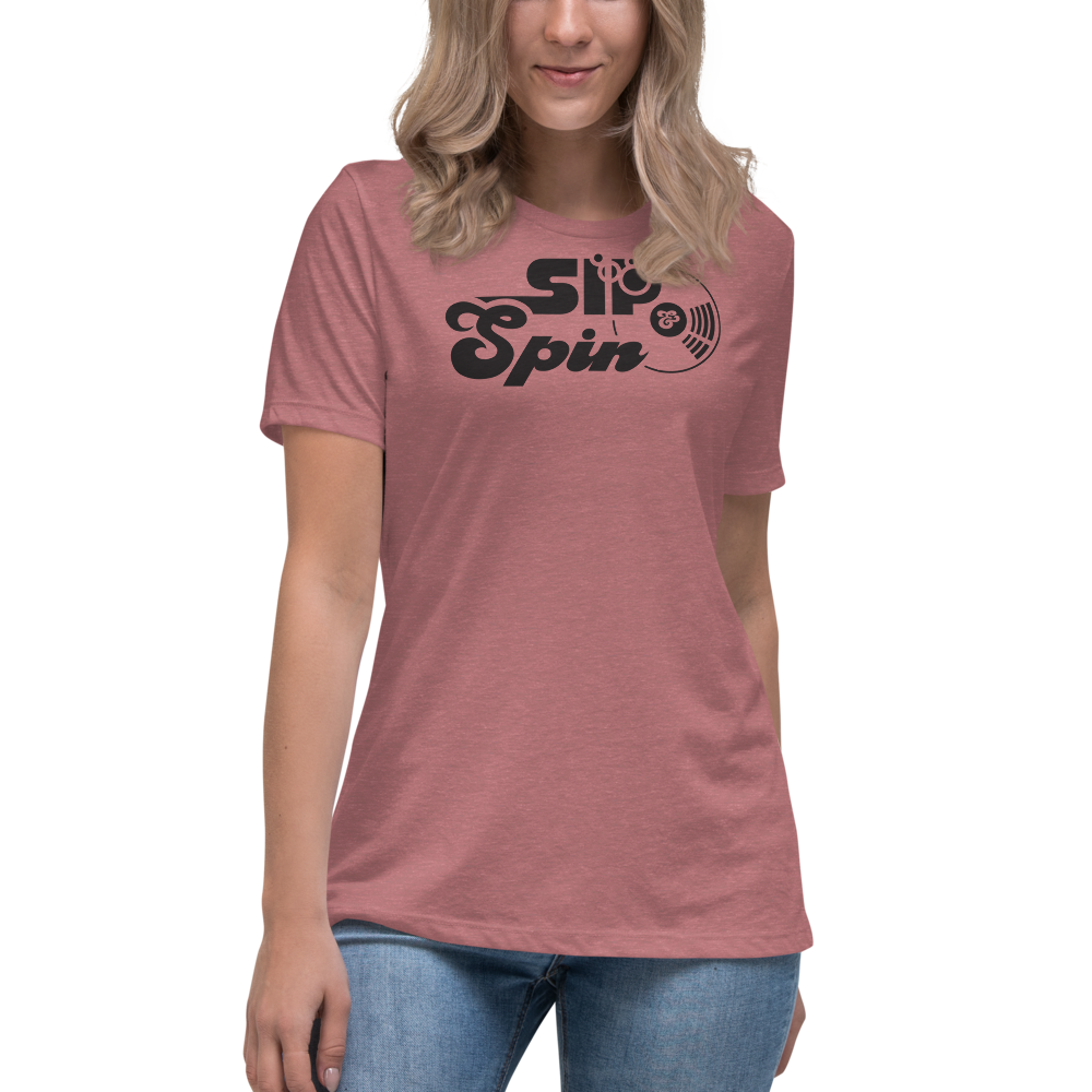 Sip & Spin Women's Relaxed T-Shirt