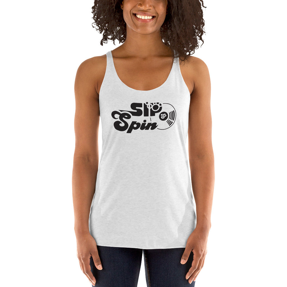 Sip & Spin Women's Racerback Tank