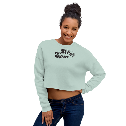 Sip & Spin Crop Sweatshirt