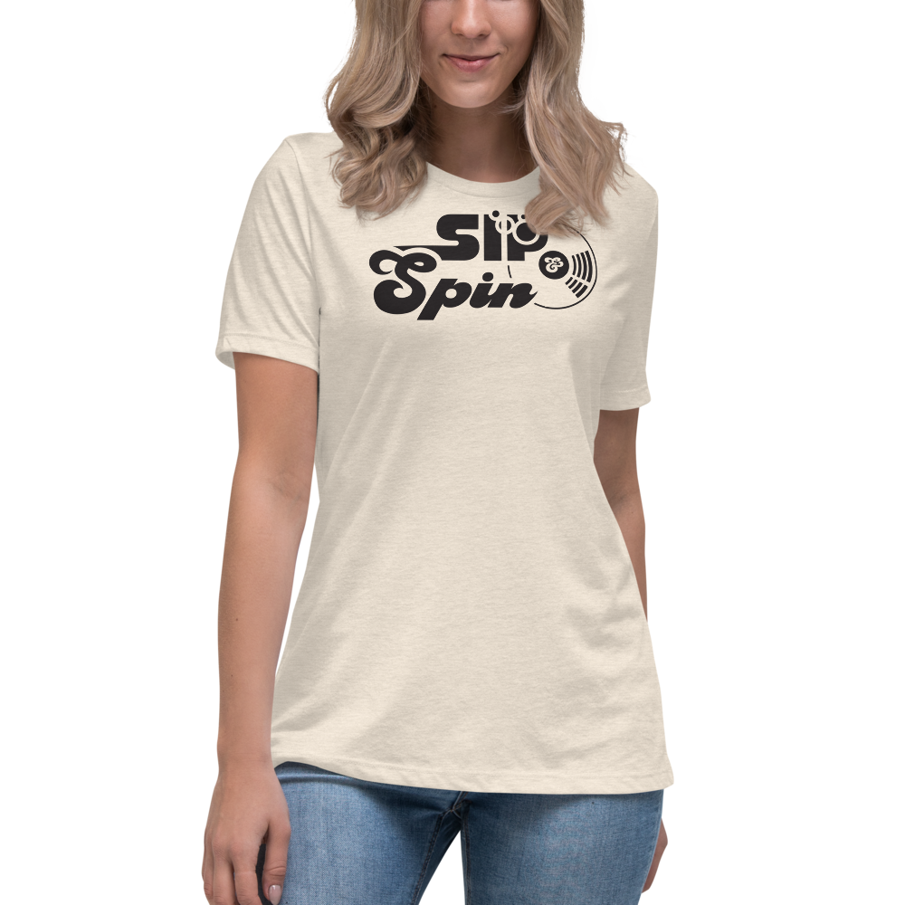 Sip & Spin Women's Relaxed T-Shirt