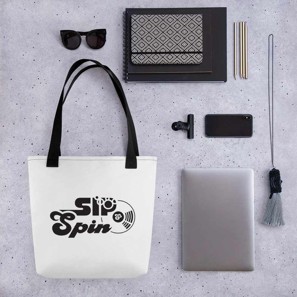 Sip & Spin Tote bag