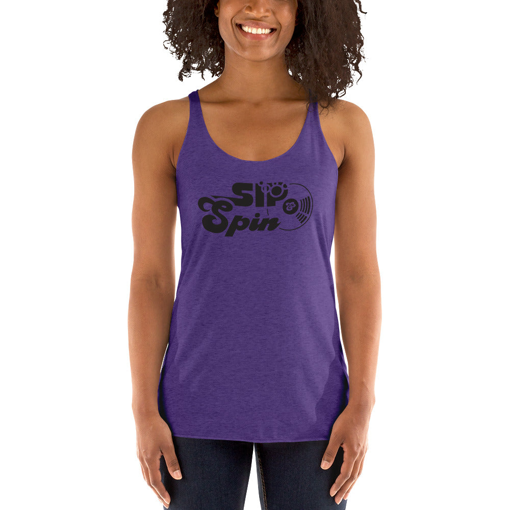 Sip & Spin Women's Racerback Tank