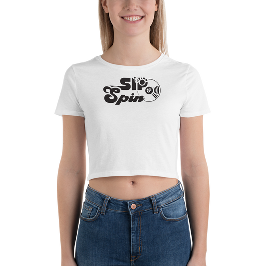 Sip & Spin Crop Top