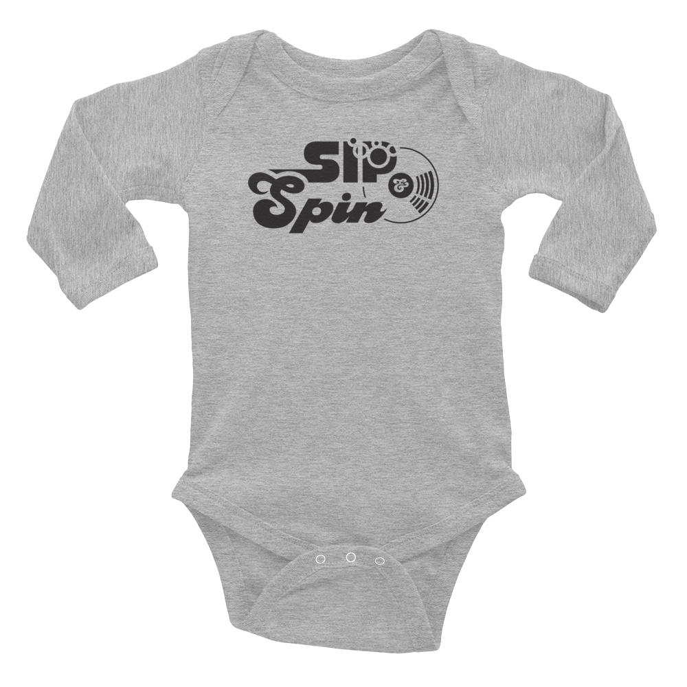 Sip & Spin Infant Long Sleeve Bodysuit