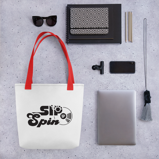 Sip & Spin Tote bag