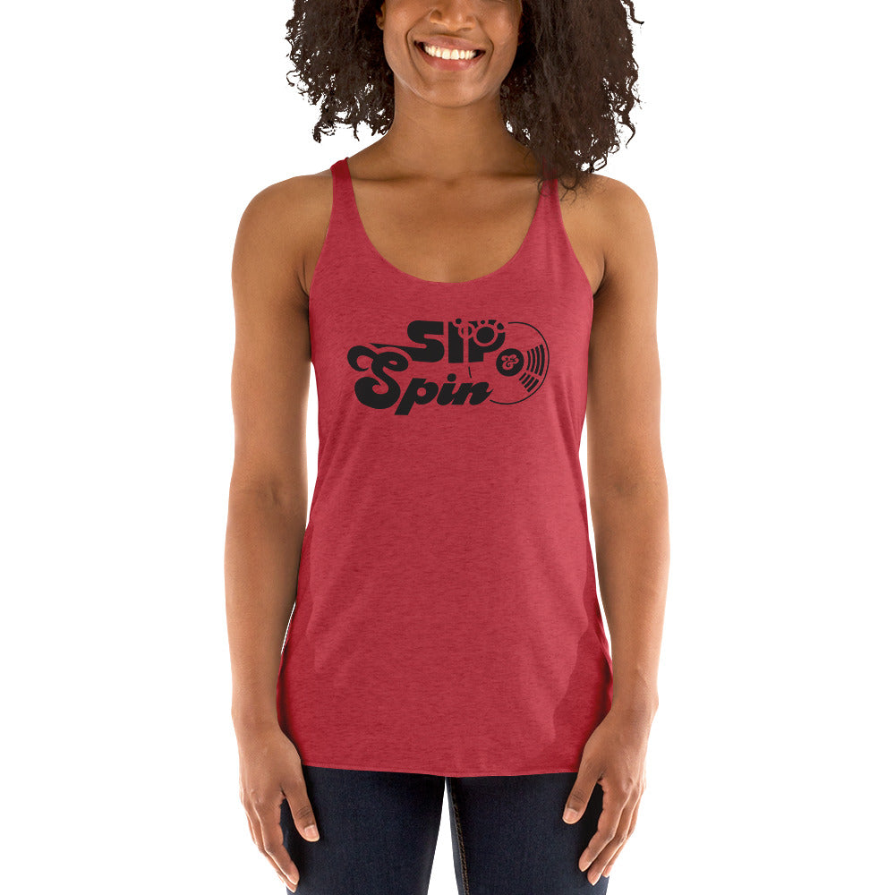 Sip & Spin Women's Racerback Tank