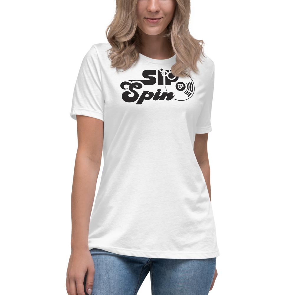 Sip & Spin Women's Relaxed T-Shirt